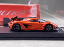 Load image into Gallery viewer, CM 1:64 Orange Jesko Racing Sports Model Diecast Metal Car BN