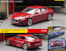 Load image into Gallery viewer, CCA 1:64 Red Ghibli Sedan Sports Model Toy Diecast Metal Car BN