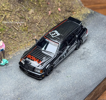 Load image into Gallery viewer, YS 1:64 Black S124 Wagon Widebody Sports Model Diecast Metal Car New Collection
