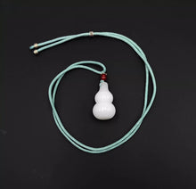 Load image into Gallery viewer, Nature Jade White Gourd Pendant Necklace Gift Jewelry charm Blessing Lucky New
