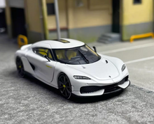 Load image into Gallery viewer, HKM 1:64 White Gemera Super Racing Sports Model Diecast Metal Car