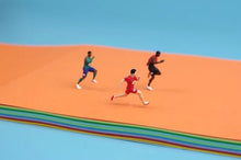 Load image into Gallery viewer, 1:64 Painted Figure Model Miniature Resin Diorama Sand Runners Running Athletes