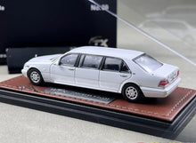 Load image into Gallery viewer, WTX 1:64 White S600 W140 Pullman Luxury Limousine Model Diecast Metal Car New Collection
