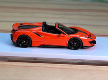 Load image into Gallery viewer, NEY 1:64 Orange 488 Pista Convertible Racing Sport Model Diecast Resin Car New