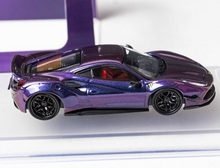 Load image into Gallery viewer, CM 1:64 Purple LB 488 Widebody Super Racing Sports Model Diecast Metal Car New Collection