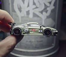 Load image into Gallery viewer, Kilo 1:64 Green R8 LMS GT3 EVO Widebody Sports Model Diecast Metal Car New Collection