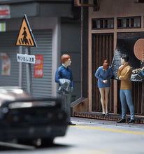 Load image into Gallery viewer, 1:64 Painted Figure Mini Model Toy Miniature Car Scenes Resin Bowing Woman Lady