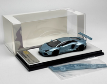 Load image into Gallery viewer, PGM 1:64 Ice Blue LBWK Aventador LP700-4 Sports Model Diecast Metal Car New Collection