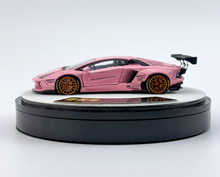 Load image into Gallery viewer, PGM 1:64 Pink LBWK Aventador LP700-4 Round Sports Model Diecast Metal Car New Collection
