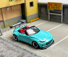 Load image into Gallery viewer, SW 1:64 JDM Blue Miata MX5 Convertible Pandem Sport Model Diecast Metal Car