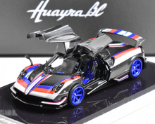 Load image into Gallery viewer, DK 1:64 HEC Black Carbon Huayra BC Racing Sports Model Diecast Metal Car New Collection