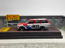 Load image into Gallery viewer, IG 1:64 Datsun Wagon Bluebird 510 #46 Sports Model Diecast Resin Car New
