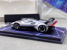 Load image into Gallery viewer, LMF 1:64 Silver VGT Concept Racing Sports Model Diecast Metal Car New Collection