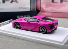 Load image into Gallery viewer, Model1 1:64 JDM Pink LFA Coupe Sports Model Diecast Metal Car New Collection