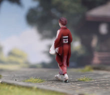 Load image into Gallery viewer, 1:64 Painted Figure Model Miniature Resin Sand Japanese Kimono Woman Walking