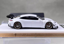Load image into Gallery viewer, 404Error 1:64 White Taycan Roof Box Racing Sports Model Diecast Resin Car New Collection