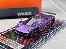Load image into Gallery viewer, U2 1:64 Purple Zonda Tricolore Racing Sports Model Diecast Resin Car New Collection