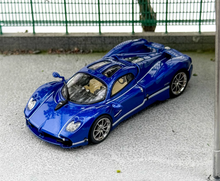 Load image into Gallery viewer, CM 1:64 Blue Utopia Super Racing Sports Model Diecast Metal Car New Collection