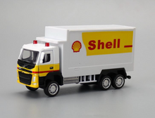 Load image into Gallery viewer, CCA 1:72 Volvo Shell Container Delivery Truck Model Toy Diecast Metal Car BN