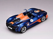 Load image into Gallery viewer, CM 1:64 Dark Blue Elva Super Racing Sports Model Toy Diecast Metal Car Box