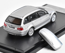 Load image into Gallery viewer, SH 1:64 Silver M3 CSL E46 3 Series Wagon Sports Model Diecast Metal Car New Collection