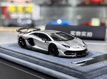 Load image into Gallery viewer, 1:64 GradePro Silver SVJ LP770-4 Aventador Sports Model Diecast Resin Car New Collection
