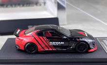 Load image into Gallery viewer, HKM 1:64 Black Advan GTS M145 MK1 LBWK Sports Model Diecast Metal Car New Collection