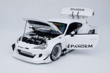 Load image into Gallery viewer, DCN 1:18 JDM White GR86 Pandem Widebody Sports Model Diecast Metal Car New