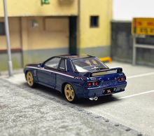 Load image into Gallery viewer, FH 1:64 Blue Skyline GTR R32 Nismo S-Tune Sports Model Diecast Metal Car New