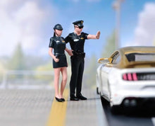 Load image into Gallery viewer, 1:64 Painted Figure Model Miniature Resin Diorama Sand Policeman Cop Officer Toy New Collection