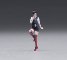 Load image into Gallery viewer, 1:64 Painted Figure Model Miniature Resin Uniform Girl Lady Woman Sexy Posting