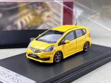 Load image into Gallery viewer, SW 1:64 JDM Yellow Fit Jazz GE8 RS Racing Sports Model Diecast Metal Car New Collection