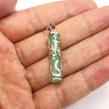 Load image into Gallery viewer, Nature Jade Phoenix Pendant Necklace Gift Jewelry charm Blessing Lucky Fortune n