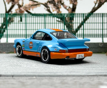 Load image into Gallery viewer, Master 1:64 Blue Gulf 911 930 Turbo Classic Sports Model Diecast Metal Car New Collection