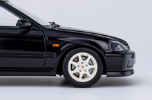 Load image into Gallery viewer, MH 1:18 Black JDM Civic Type R EK9 Hatchback Engine Model Diecast Metal Car