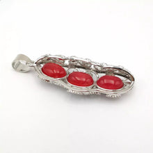 Load image into Gallery viewer, Nature Jade Lucky Beans Pendant Necklace Gift For Woman Jewelry charm Blessing R