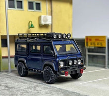 Load image into Gallery viewer, Master 1:64 Blue Defender SUV Van Camper Sport Model Diecast Metal Car