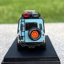 Load image into Gallery viewer, Master 1:64 Blue Gulf Defender Van Camper Sport Model Diecast Metal Car