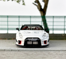 Load image into Gallery viewer, CM 1:64 White GTR R35 35GT-RR LBWK Racing Sports Model Diecast Metal Car New Collection