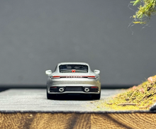Load image into Gallery viewer, AR 1:64 Silver 911 Carrera 992.1 GT Sports Model Diecast Metal Car New Collection