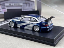Load image into Gallery viewer, MJ 1:64 NFS Silver Blue M3 GTR E46 Coupe Sports Model Diecast Metal Car New Collection