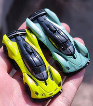 Load image into Gallery viewer, TSC 1:64 Yellow Green VALKYRIE Super Racing Sports Model Diecast Metal Car New Collection
