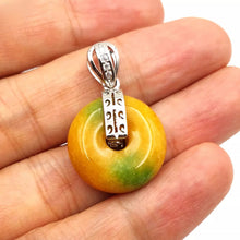 Load image into Gallery viewer, Nature Jade Round Pendant Necklace Gift Jewelry charm Blessing Lucky Accessory C