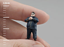 Load image into Gallery viewer, 1:64 Painted Figure Mini Model Miniature Resin Diorama Sand Uniform Boy Black New Collection