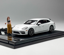 Load image into Gallery viewer, Liberty 1:64 White Panamera Turbo S Figure Sport Model Diecast Metal Car New Collection