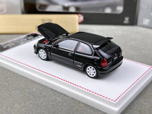 Load image into Gallery viewer, FH 1:64 Black JDM Civic Type R EK9 Hatchback Sport Model Diecast Metal Car New