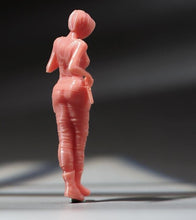Load image into Gallery viewer, 1:64 Painted Unpainted Figure Model Miniature Resin Diorama Sand Cool Punk Girl