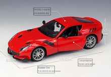 Load image into Gallery viewer, Bburago 1:24 Red F12TDF Racing Sports Model Toy Diecast Metal Car BN