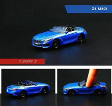 Load image into Gallery viewer, CCA 1:64 Blue Z4 M40i Convertible Racing Sports Model Toy Diecast Metal Car