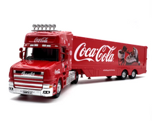 Load image into Gallery viewer, 1:76 Scania Coke Santa Christmas Delivery Truck Model Diecast Metal Car New Collection